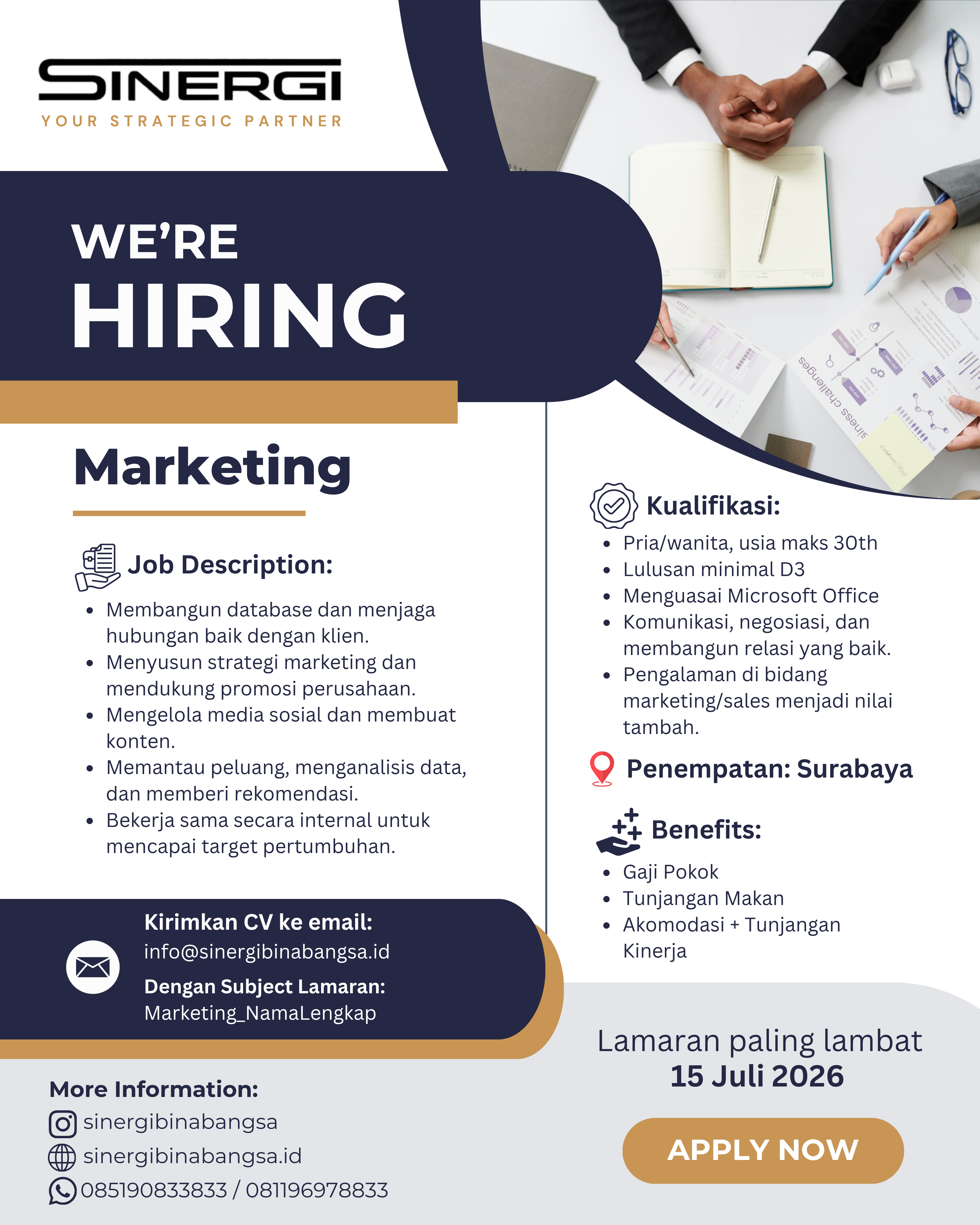 Lowongan Marketing